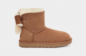Ugg Classic Heritage Bow Stövlar Dam Bruna | Sverige-64923
