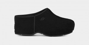 Ugg Cottage Clog Platta Skor Dam Svarta | Sverige-60951