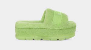 Ugg Fluffita Clear Badtofflor Tofflor Dam Gröna | Sverige-43908
