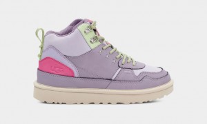 Ugg Highland Hi Heritage Läder Sneakers Dam Lila | Sverige-05379
