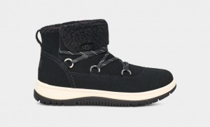Ugg Lakesider Heritage Spets Stövlar Dam Svarta | Sverige-27041