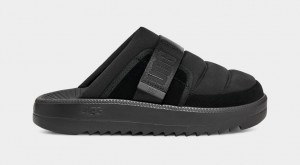 Ugg Maxxer Rem Badtofflor Sandaler Herr Svarta | Sverige-73856