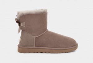 Ugg Mini Bailey Bow II Stövlar Dam Bruna | Sverige-04257