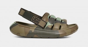 Ugg Sport Yeah Camopop Sandaler Herr Gröna | Sverige-64019