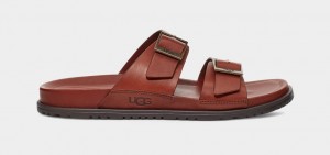 Ugg Wainscott Spännen Badtofflor Sandaler Herr Bruna | Sverige-54921