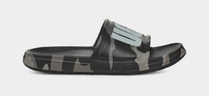 Ugg Wilcox Badtofflor Camopop Sandaler Herr Svarta | Sverige-40376