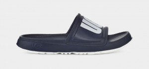 Ugg Wilcox Badtofflor Sandaler Herr Mörkblå | Sverige-07421
