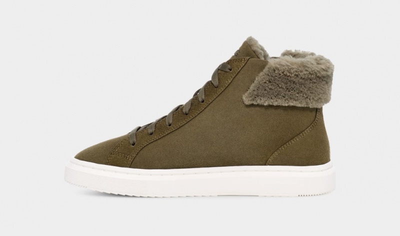 Ugg Alameda Mid Zip Sneakers Dam Olivgröna | Sverige-87439