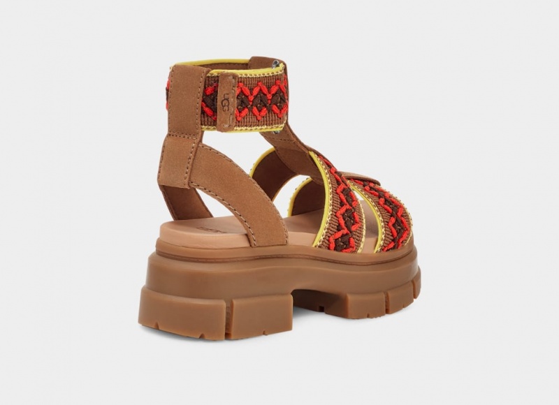 Ugg Ashton Heritage Braid Sandaler Dam Bruna | Sverige-46725