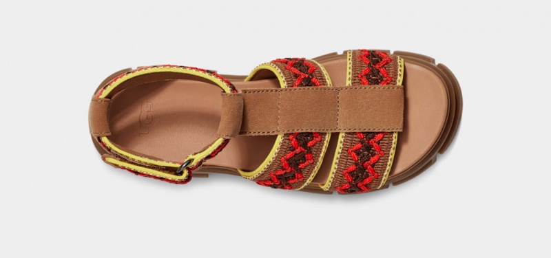 Ugg Ashton Heritage Braid Sandaler Dam Bruna | Sverige-46725
