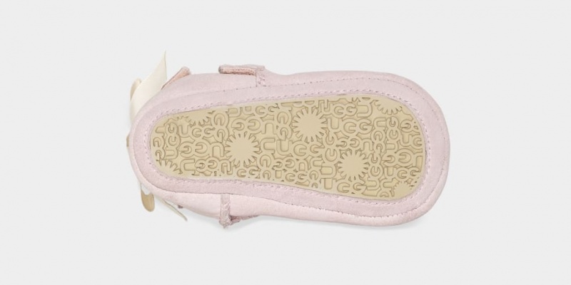 Ugg Baby Jesse Bow II Boot and Beanie Set Stövlar Barn Rosa | Sverige-86053