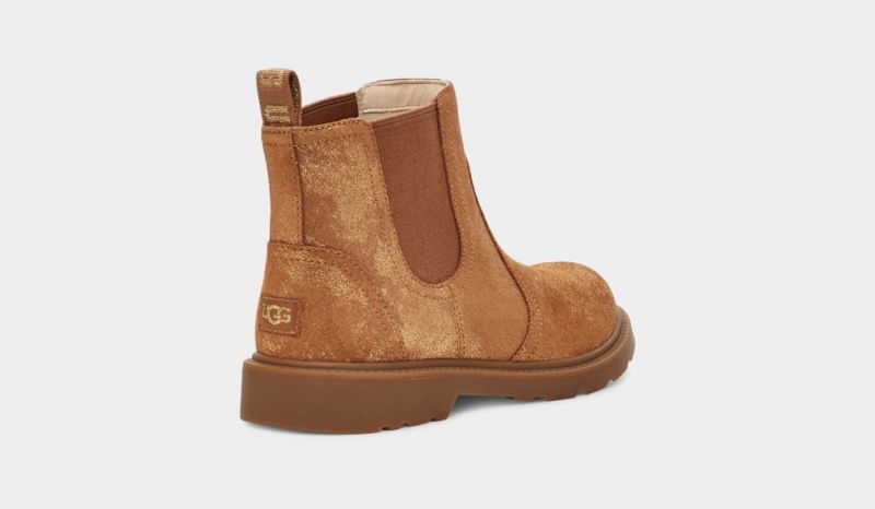 Ugg Bolden Metallic Stövlar Barn Metal Guld | Sverige-72561