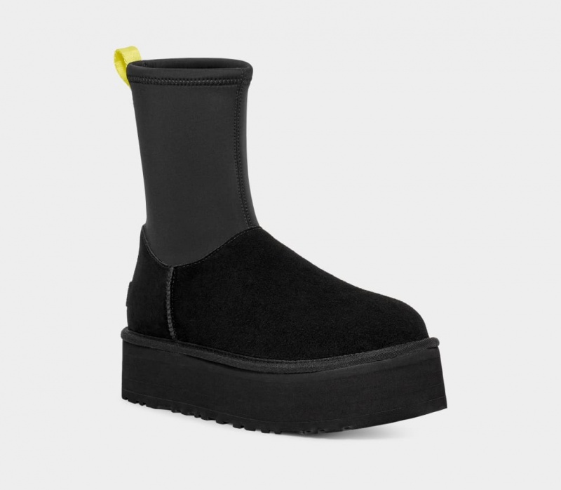 Ugg Classic Dipper Stövlar Dam Svarta | Sverige-75861