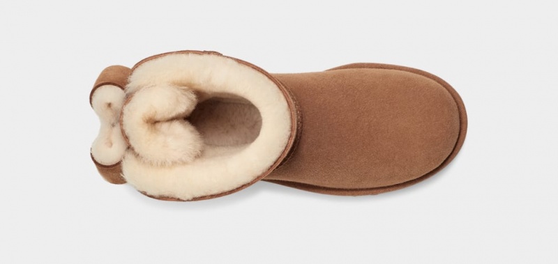 Ugg Classic Heritage Bow Stövlar Dam Bruna | Sverige-64923