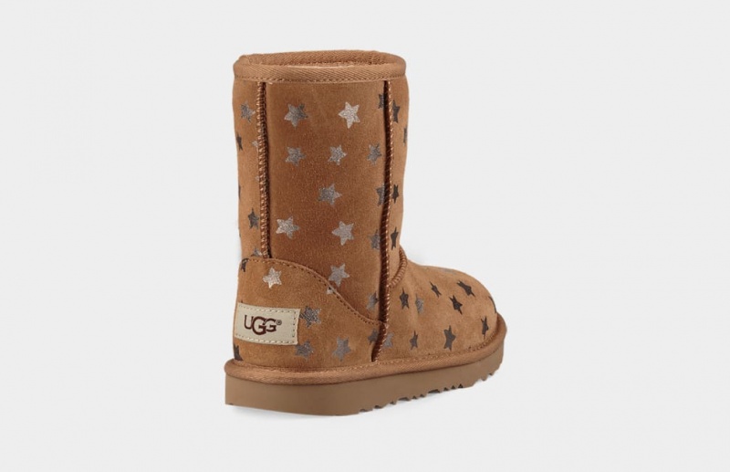 Ugg Classic Korta II Stars Stövlar Barn Bruna | Sverige-68905