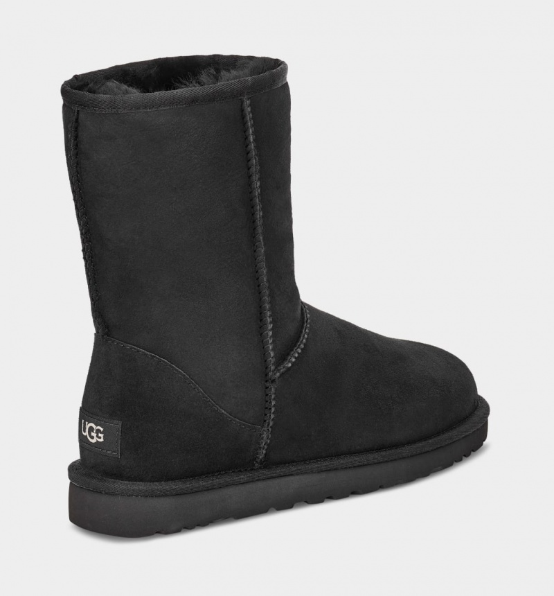 Ugg Classic Korta Stövlar Herr Svarta | Sverige-21870