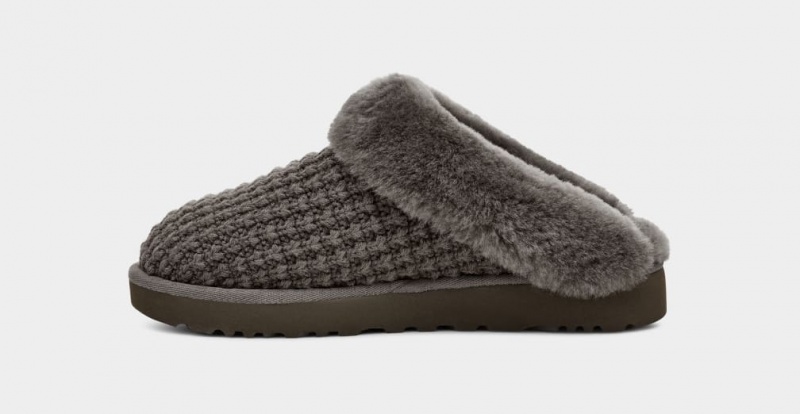 Ugg Cluggette Knit Tofflor Dam Grå | Sverige-31974