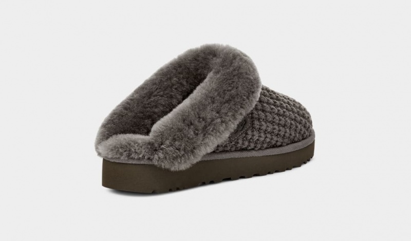 Ugg Cluggette Knit Tofflor Dam Grå | Sverige-31974