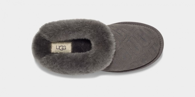 Ugg Cluggette Ugg Tryck Tofflor Dam Grå | Sverige-56807