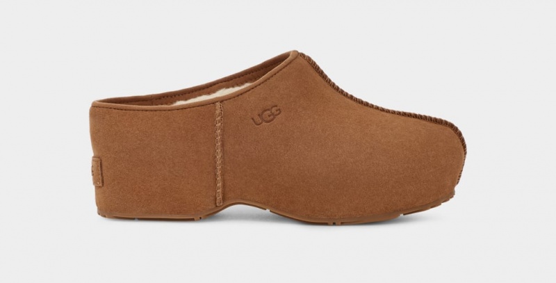 Ugg Cottage Clog Platta Skor Dam Bruna | Sverige-96254