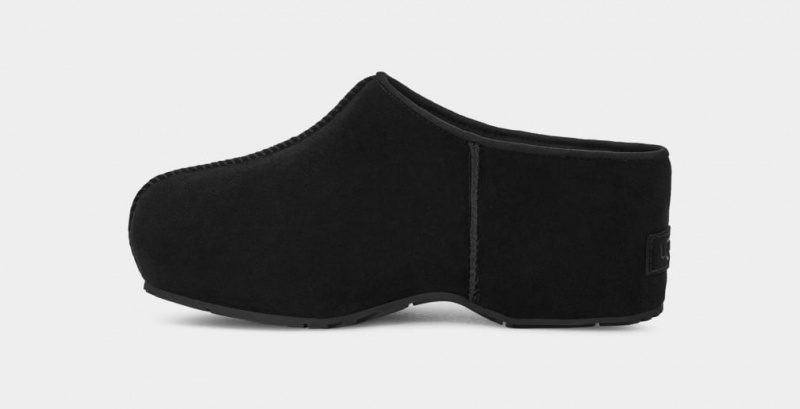 Ugg Cottage Clog Platta Skor Dam Svarta | Sverige-60951