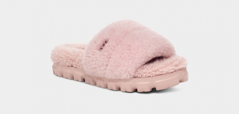 Ugg Cozetta Curly Tofflor Dam Rosa Grå | Sverige-23701