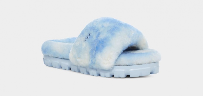 Ugg Cozetta Watercolors Tofflor Dam Blå | Sverige-78901