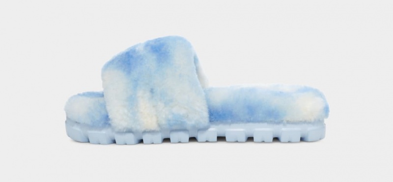 Ugg Cozetta Watercolors Tofflor Dam Blå | Sverige-78901