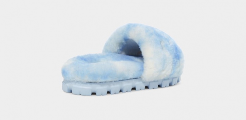 Ugg Cozetta Watercolors Tofflor Dam Blå | Sverige-78901