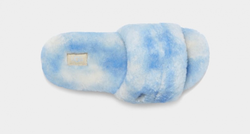 Ugg Cozetta Watercolors Tofflor Dam Blå | Sverige-78901