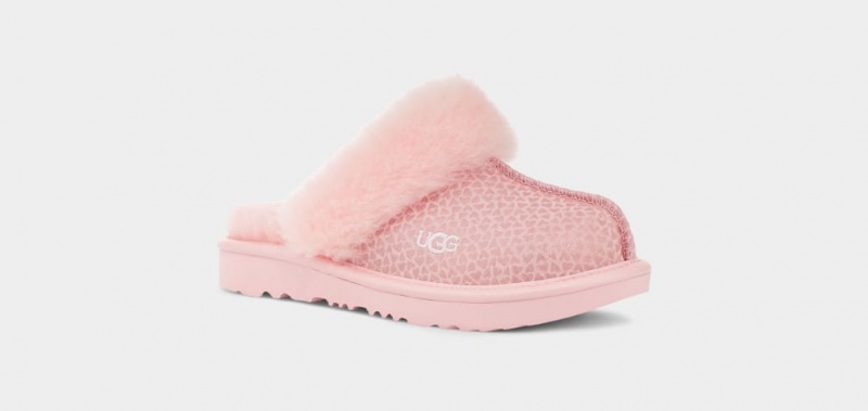 Ugg Cozy II Gel Hearts Tofflor Barn Rosa | Sverige-87061