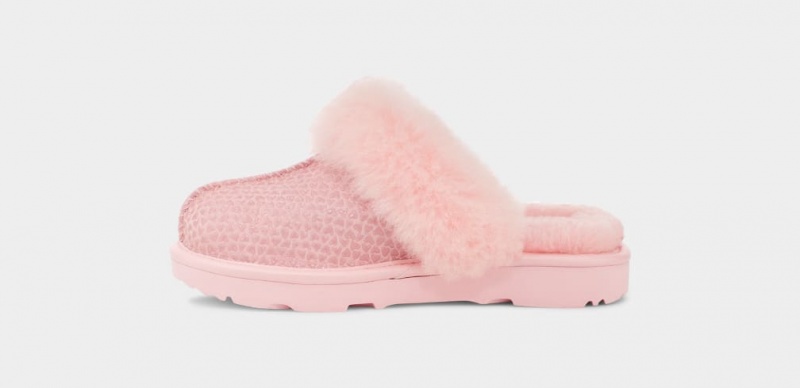 Ugg Cozy II Gel Hearts Tofflor Barn Rosa | Sverige-87061