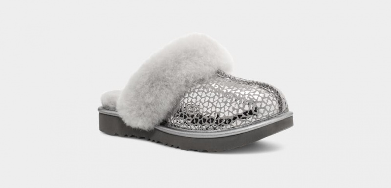 Ugg Cozy II Gel Hearts Tofflor Barn Silver | Sverige-87403
