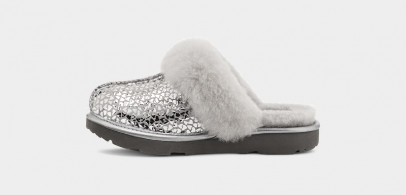 Ugg Cozy II Gel Hearts Tofflor Barn Silver | Sverige-87403