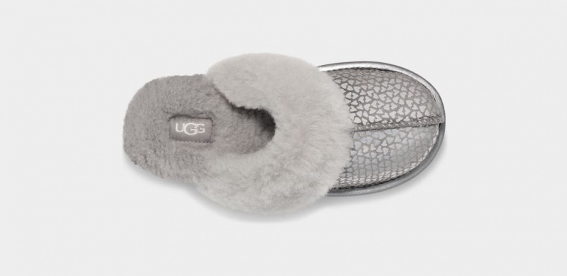Ugg Cozy II Gel Hearts Tofflor Barn Silver | Sverige-87403