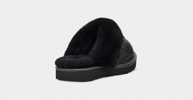 Ugg Cozy II Gel Hearts Tofflor Barn Svarta | Sverige-89726