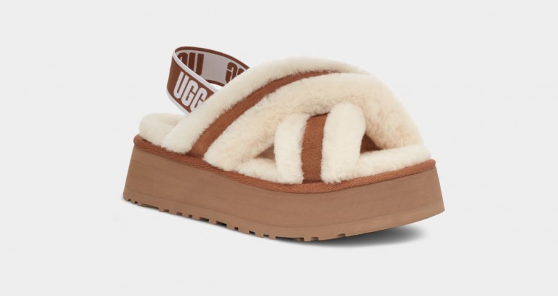 Ugg Disco Cross Badtofflor Tofflor Dam Bruna | Sverige-39625