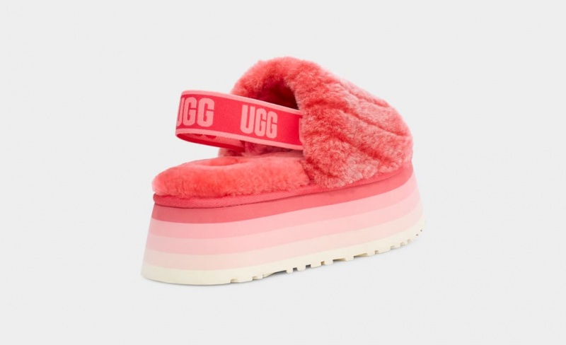 Ugg Disco Sherpa Corduroy Badtofflor Tofflor Dam Korall | Sverige-41972
