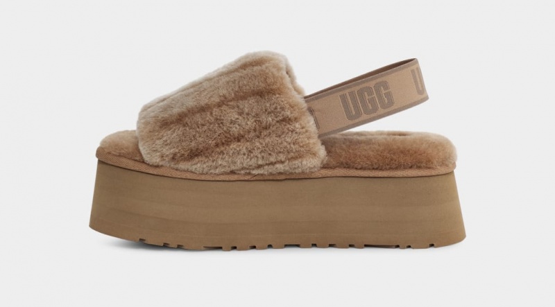 Ugg Disco Sherpa Corduroy Badtofflor Tofflor Dam Bruna | Sverige-81709