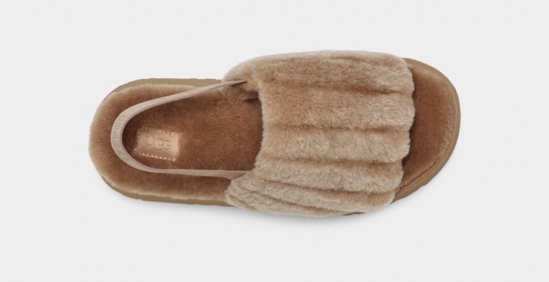 Ugg Disco Sherpa Corduroy Badtofflor Tofflor Dam Bruna | Sverige-81709