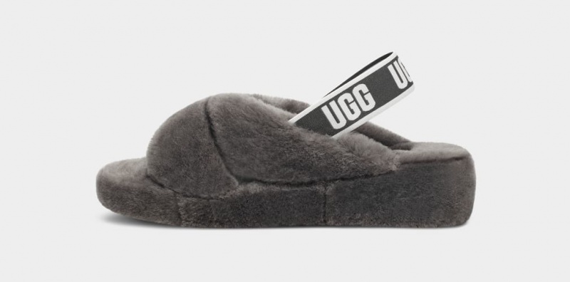 Ugg Fab Yeah Badtofflor Tofflor Dam Grå | Sverige-08732
