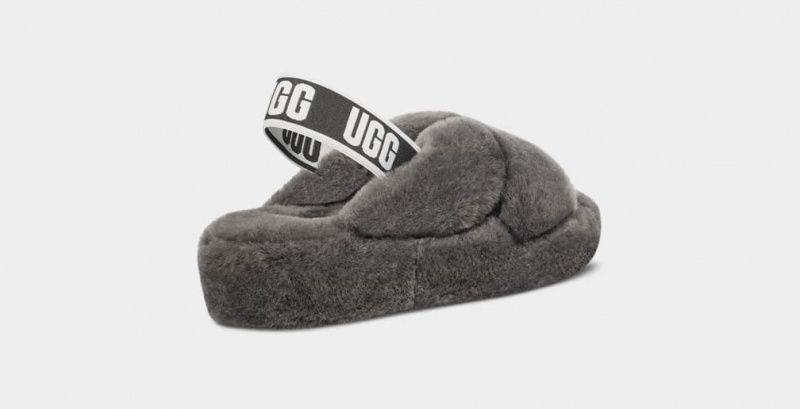 Ugg Fab Yeah Badtofflor Tofflor Dam Grå | Sverige-08732