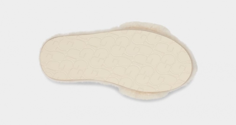 Ugg Fluff Badtofflor II Tofflor Dam Beige | Sverige-34170