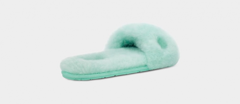 Ugg Fluff Badtofflor II Tofflor Dam Turkos | Sverige-84915