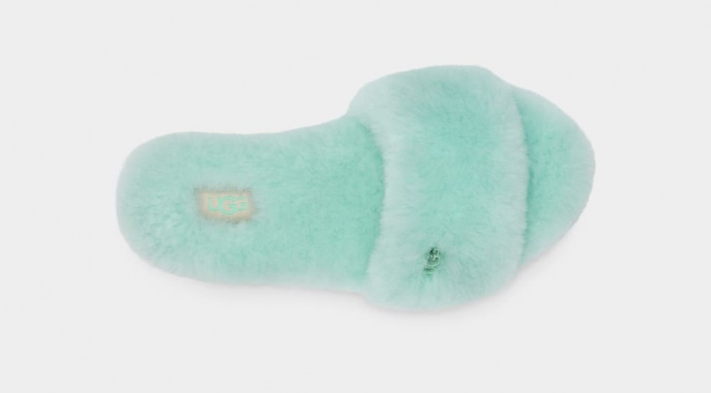Ugg Fluff Badtofflor II Tofflor Dam Turkos | Sverige-84915