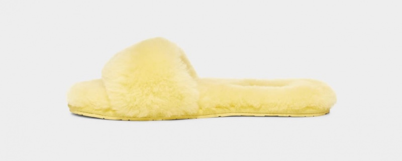 Ugg Fluff Badtofflor Tofflor Dam Gula | Sverige-16740
