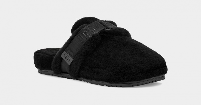 Ugg Fluff It Badtofflor Tofflor Herr Svarta | Sverige-38241