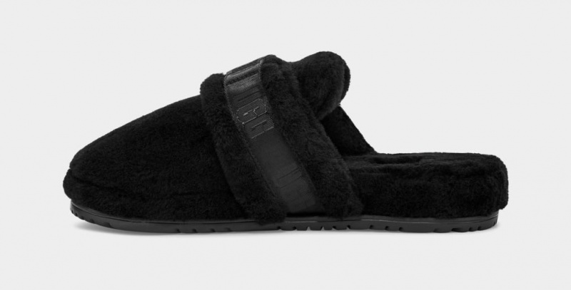 Ugg Fluff It Badtofflor Tofflor Herr Svarta | Sverige-38241