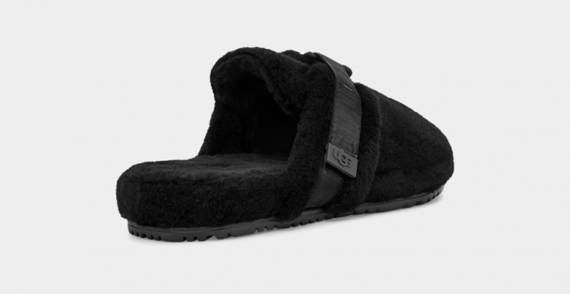 Ugg Fluff It Badtofflor Tofflor Herr Svarta | Sverige-38241