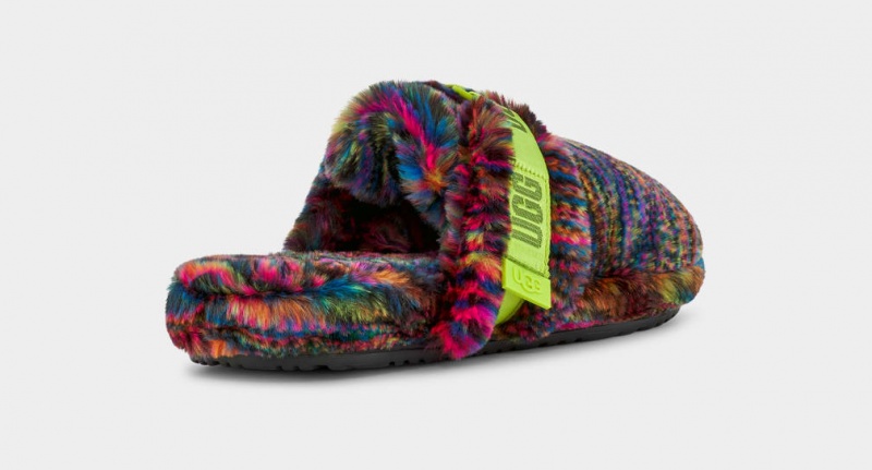 Ugg Fluff It Pixelate Badtofflor Tofflor Herr Svarta | Sverige-56794